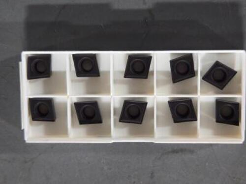 DESCRIPTION: (30) CARBIDE TURNING INSERTS BRAND/MODEL: SECO CCMT32.51-F2 TP1500 RETAIL$: $477.90 QTY: 30