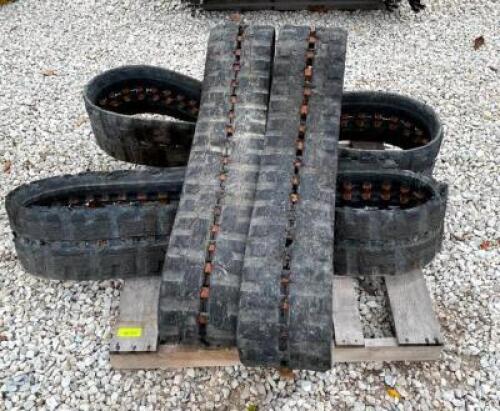 PALLET OF RUBBER TRACKS FOR BOBCATS