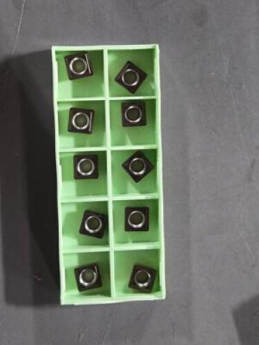 DESCRIPTION: (20) SCMT CARBIDE MILLING INSERTS BRAND/MODEL: WALTER SCMT09T308-PS5 RETAIL$: $465.00 QTY: 20