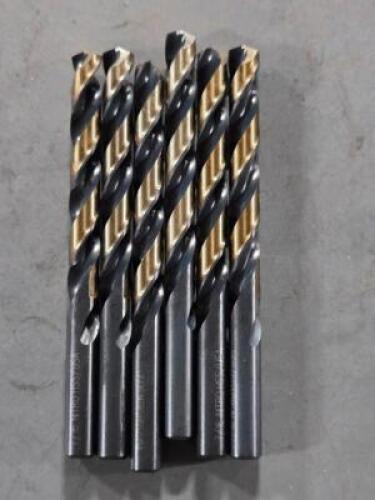 DESCRIPTION: (12) TYPE B HD JOBBER BIT BRAND/MODEL: NITRO 400N128 SIZE: 7/16" RETAIL$: $139.08 QTY: 12