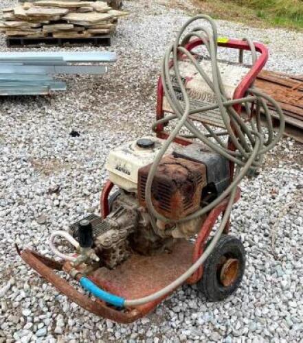 DESCRIPTION: 3200 PSI PRESSURE WASHER BRAND/MODEL: EX-CELL INFORMATION: HONDA ENGINE, WORKING CONDITION UNKNOWN - SOLD AS IS QTY: 1