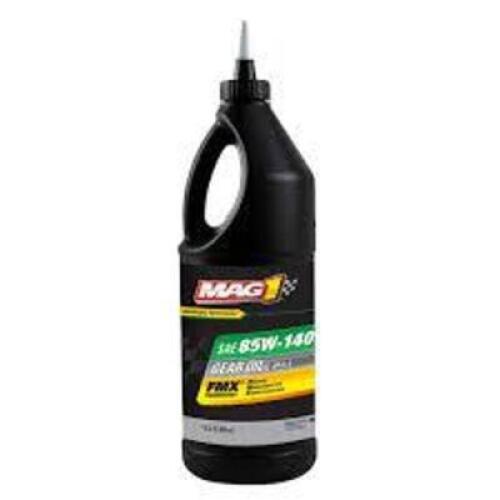DESCRIPTION: (4) GEAR OIL BRAND/MODEL: MAG 1 INFORMATION: 85W-140 SIZE: 1 QT RETAIL$: $13.87 EA QTY: 4
