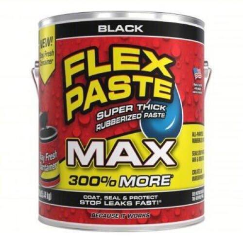 DESCRIPTION: (1) SUPER THICK RUBBERIZED PASTE BRAND/MODEL: FLEX PASTE INFORMATION: BLACK SIZE: 12 LB RETAIL$: $151.35 EA QTY: 1