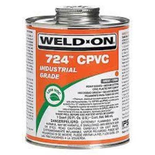 DESCRIPTION: (4) PIPE CEMENT BRAND/MODEL: WELD ON 724 SIZE: 1 PT RETAIL$: $22.05 EA QTY: 4