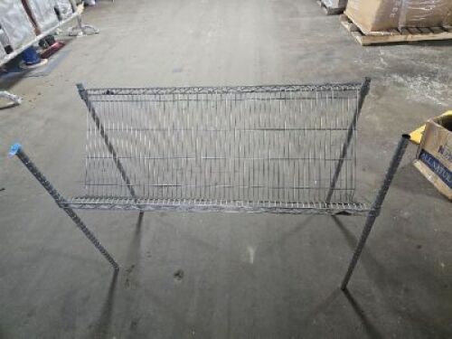 DESCRIPTION: (1) DISPLAY RACK BRAND/MODEL: METRO INFORMATION: CHROME, WIRE RETAIL$: $91.80 EA QTY: 1