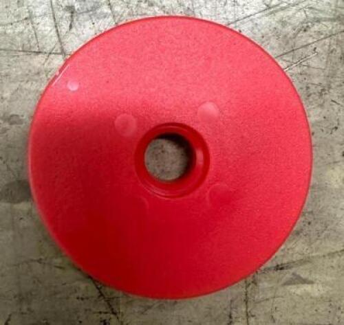 LARGE BUCKET OF END CAP TRAP DOOR BEARINGS