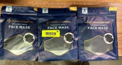 (3)- PACKS OF TWO FACE MASKS