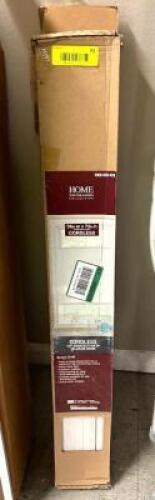 (2)- CORDLESS WHITE BLINDS