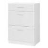 HAMPTON BAY Wood Freestanding Garage Cabinet in White (24 in. W x 36 in. H x 19 in. D)