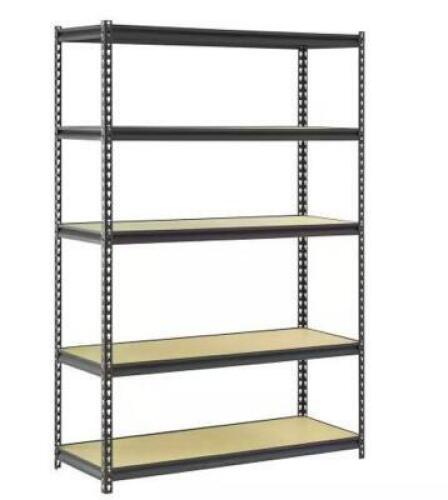 FIVE TIER STEEL SHELVING UNIT