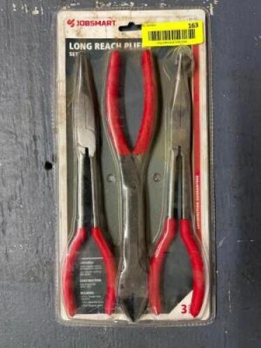 3 PIECE LONG REACH PLIER SET