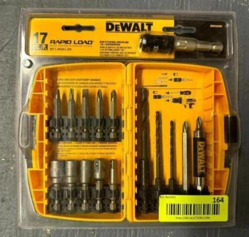 DEWALT 17 PIECE RAPID LOAD BIT SET