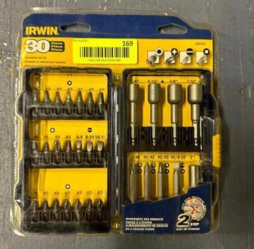 IRWIN 30 PIECE BIT SET