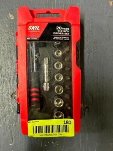 20 PIECE 1/4 INCH DRIVER SET