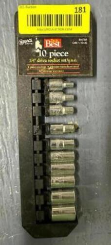 1/4" DRIVE SOCKET SET