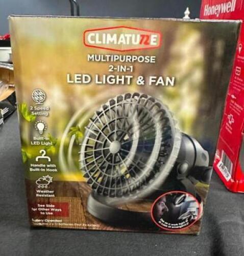 LED LIGHT AND FAN