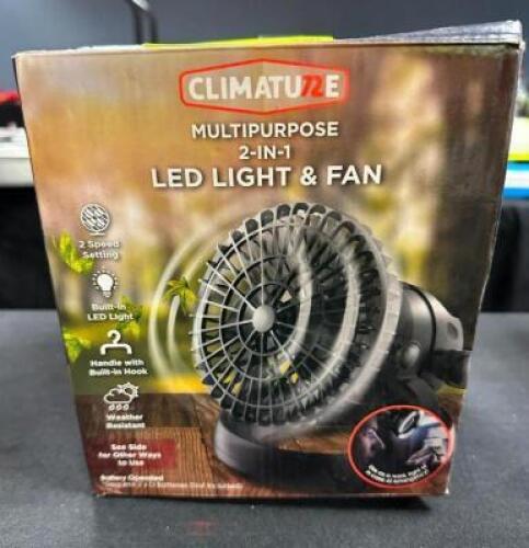LED LIGHT AND FAN