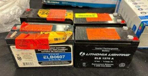 ASSORTED 12V BATTERIES