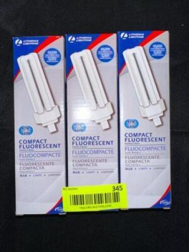 (3)- FLUORESCENT BULBS