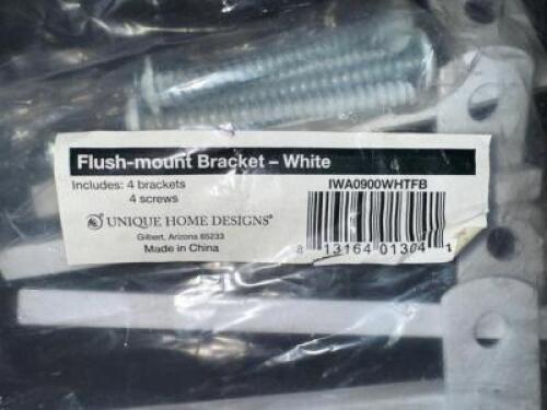 (6)- FLUSH MOUNT BRACKETS