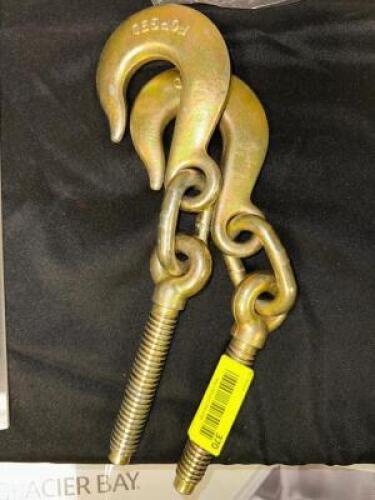 (2)- FORGED EYE END W/ EYE SLIP HOOK