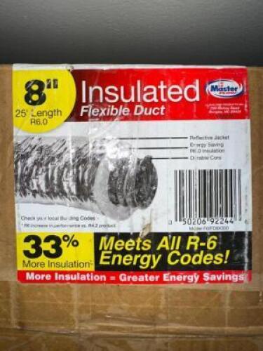 8" INSULATED FLEX DUCT
