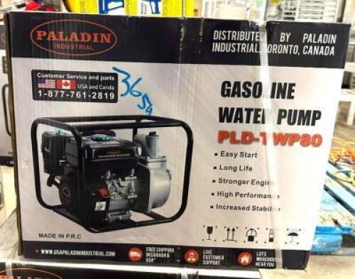 DESCRIPTION: GASOLINE 3" WATER PUMP BRAND/MODEL: PALADIN PLD-TWP80 QTY: 1