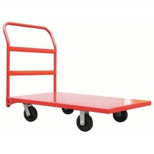 DESCRIPTION: (1) GENERAL PURPOSE PLATFORM DECKBRAND/MODEL: DAYTON #13X492INFORMATION: GENERAL PURPOSE STEEL-DECK PLATFORM TRUCK: 2,000 LB LOAD CAPACITY, PHENOLIC, SOLID, REDSIZE:&nbsp;30" X 64" X 39"RETAIL$: $401.07 EAQTY: 1