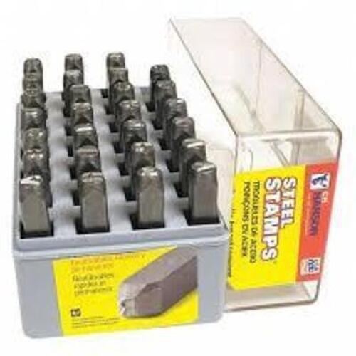 DESCRIPTION: (1) BOX OF LETTER STAMPS BRAND/MODEL: CH HANSON #25250 SIZE: 3/16" RETAIL$: $100.99 EA QTY: 1