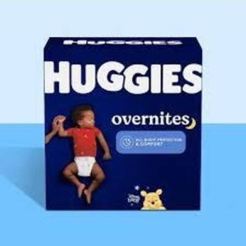 DESCRIPTION: (1) CASE OF (58) OVERNIGHT DIAPERS BRAND/MODEL: HUGGIES SIZE: SIZE 3 QTY: 1