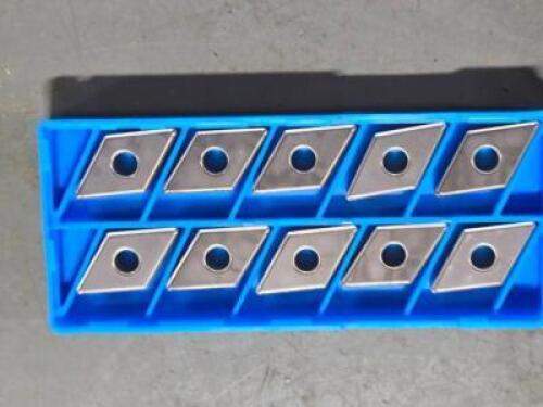 DESCRIPTION: (50) CARBIDE TURNING INSERTS BRAND/MODEL: KYOCERA DNGG 432 DP RETAIL$: $1,017.67 QTY: 50