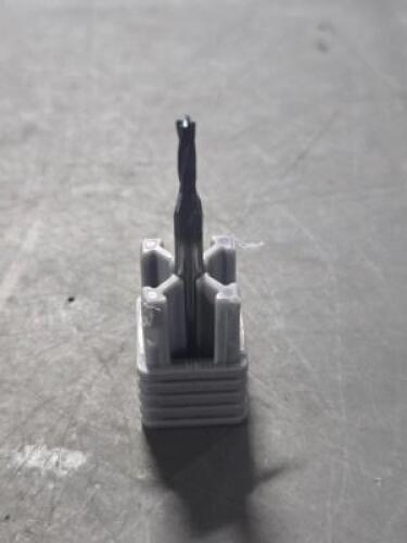 DESCRIPTION: (4) CARBIDE COUNTER-BORE BRAND/MODEL: HARVEY TOOL 2332M-C3 SIZE: 0.0787" CUT DIA RETAIL$: $153.60 QTY: 4