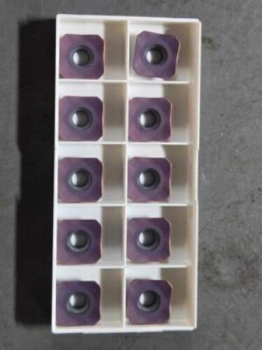 DESCRIPTION: (20) SEEX CARBIDE MILLING INSERTS BRAND/MODEL: SECO SEEX1505AFTN-M17 RETAIL$: $286.80 QTY: 20