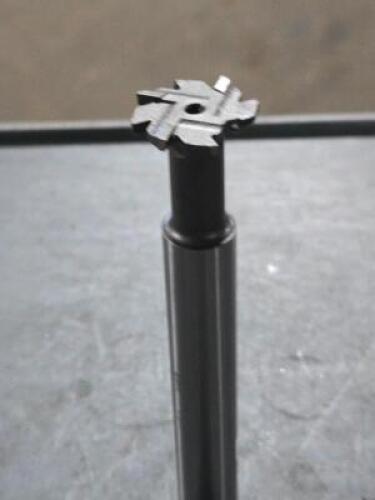 DESCRIPTION: (1) HSS T-SLOT CUTTER BRAND/MODEL: MOON ETS1-18 SIZE: 1" DIA 1/8" WIDE RETAIL$: $197.56 QTY: 1