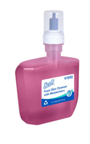 DESCRIPTION: (3) FOAM SKIN CLEANSER WITH MOISTURIZERS BRAND/MODEL: SCOTT #91592 SIZE: 1.2 L RETAIL$: $25.00 EA QTY: 3