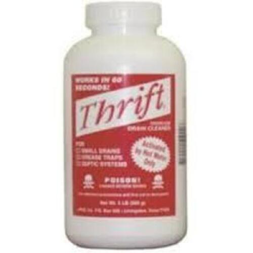 DESCRIPTION: (6) DRAIN CLEANER, ODORLESS BRAND/MODEL: THRIFT SIZE: 2 LBS RETAIL$: $40.00 EA QTY: 6