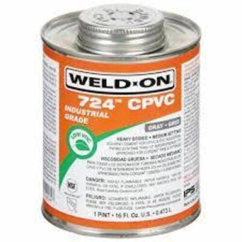 DESCRIPTION: (3) CPVC CEMENT BRAND/MODEL: WELD ON 724 #29JA20 SIZE: 16 OZ RETAIL$: $21.92 EA QTY: 3