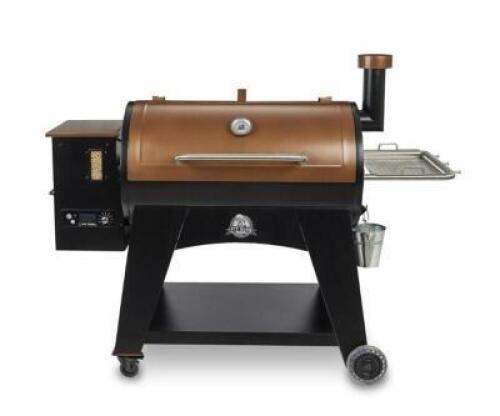 DESCRIPTION: (1) PELLET GRILL W/FLAME BROILER & COOKING PROBE BRAND/MODEL: PIT BOSS/AUSTIN XL INFORMATION: 1000 SQIN COOKING SURFACE, 31LB HOPPER SIZE