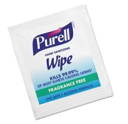 DESCRIPTION: (4) PACK OF (12) HAND SANITIZER WIPES BRAND/MODEL: PURELL #24CG23 SIZE: 100 WIPES EA RETAIL$: $146.62 EA QTY: 4