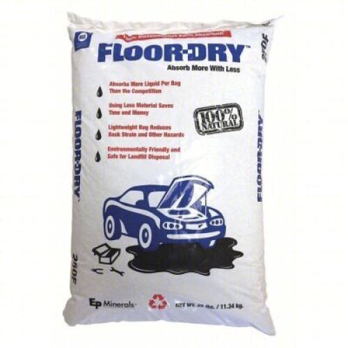 DESCRIPTION: (2) BAGS OF FLOOR DRY SIZE: 25 LB QTY: 2