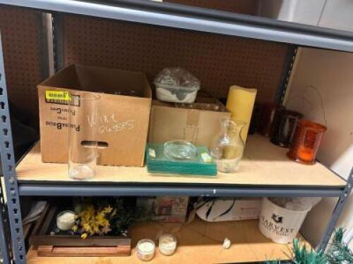 CONTENTS OF SHELVING UNIT