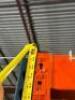 (3) - SECTIONS OF 8 FT. TEAR DROP PALLET RACKING WITH WIRE DECKING - 4