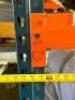 (3) - SECTIONS OF 8 FT. TEAR DROP PALLET RACKING WITH WIRE DECKING - 6