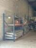 (4) - SECTIONS OF MULTI HEIGHT TEAR DROP PALLET RACKING WITH WIRE DECKING - 2