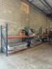 (4) - SECTIONS OF MULTI HEIGHT TEAR DROP PALLET RACKING WITH WIRE DECKING - 3