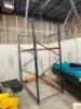 SINGLE SECTION OF 10 FT. TEAR DROP PALLET RACKING - 2
