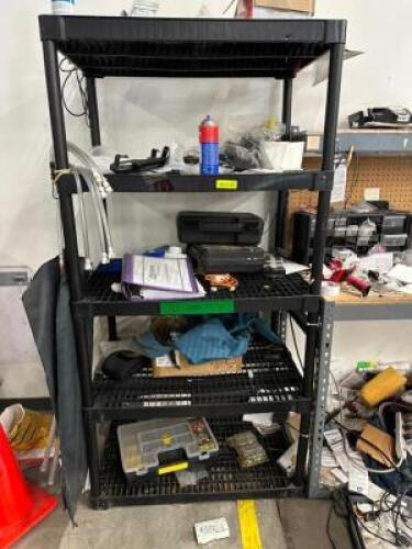 SHELF WITH CONTENTS