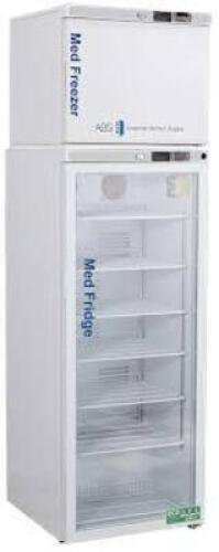 DESCRIPTION: (1) MEDICAL LABORATORY REFRIGERATOR/FREEZER COMBOBRAND/MODEL: BIOTECH #PH-ABT-HC-RFC12GINFORMATION: GLASS DOOR, WHITERETAIL$: $4584.96 EAQTY: 1