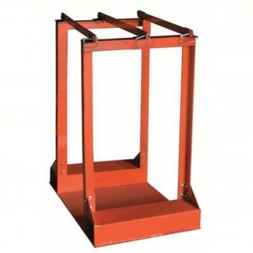 DESCRIPTION: (1) FORKLIFT CYLINDER CADDY BRAND/MODEL: PRODUCT NUMBER #39J512 INFORMATION: ORANGE, STEEL SIZE: 9" COMPATIBLE CYLINDER, 23" X 34" X 41"