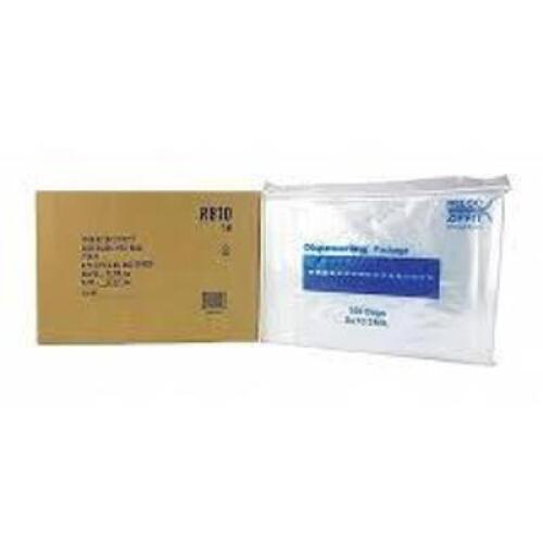 DESCRIPTION: (1) PACK OF (1000) RECLOSABLE POLY BAGSBRAND/MODEL: RELOC ZIPPIT #R810INFORMATION: CLEARSIZE: 8" X 10" X 2 MILRETAIL$: $46.15 EAQTY: 1